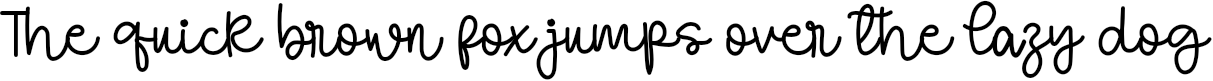 Example 1 of  Font
