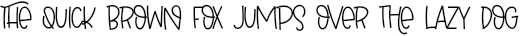 Example 1 of  Font