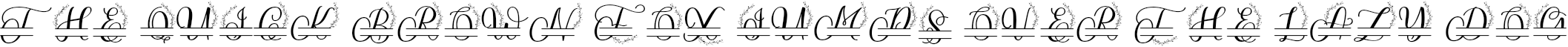 Example 1 of  Font