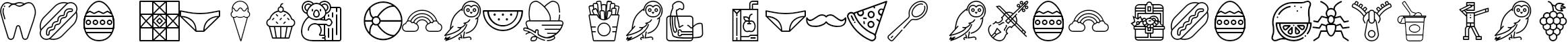 Example 8 of  Font