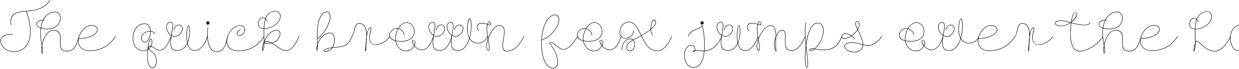 Example 1 of  Font