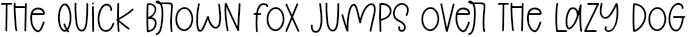 Example 1 of  Font