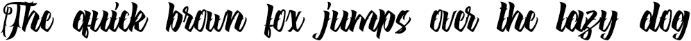 Example 2 of  Font