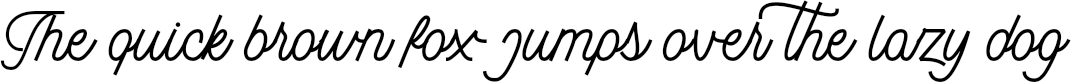 Example 2 of  Font