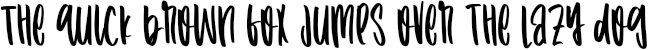 Example 1 of  Font
