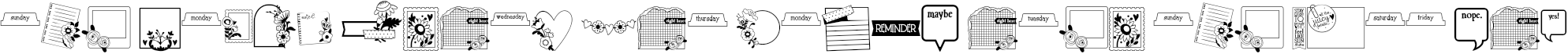 Example 1 of  Font