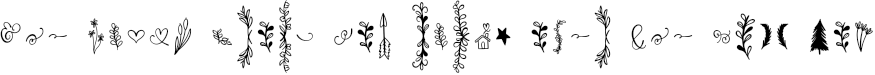 Example 1 of  Font