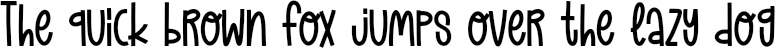 Example 25 of  Font