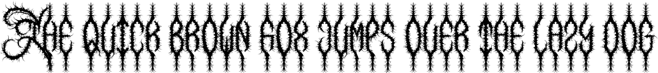 Example 1 of  Font
