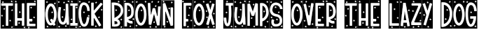 Example 3 of  Font