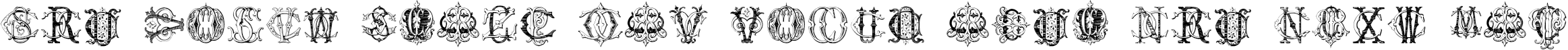Example 1 of  Font