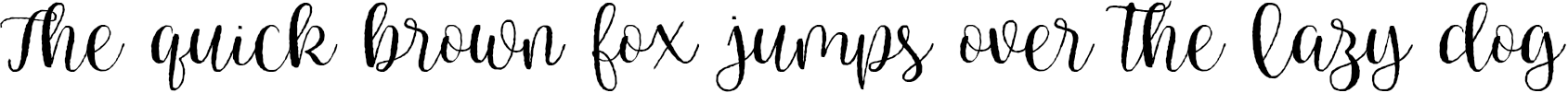Example 134 of  Font