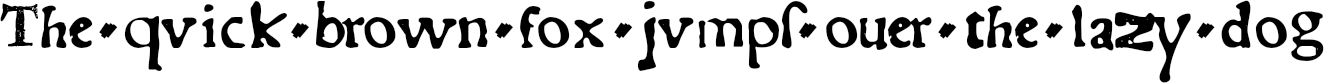 Example 1 of  Font