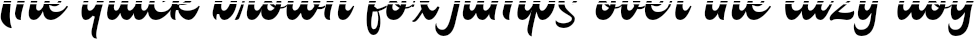 Example 3 of  Font