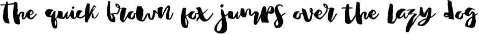 Example 2 of  Font