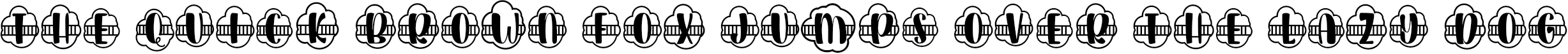 Example 3 of  Font