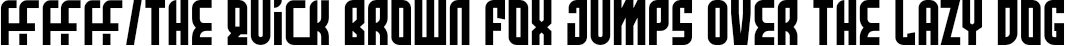 Font preview for Exhotic