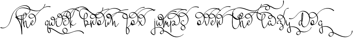 Example 3 of  Font