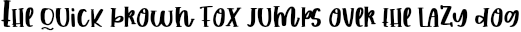 Example 2 of  Font