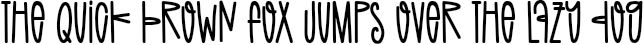 Example 1 of  Font