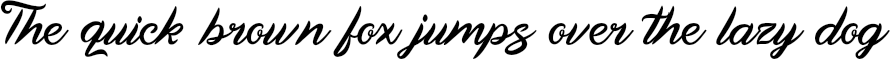 Example 1 of  Font