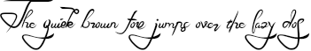 Example 1 of  Font