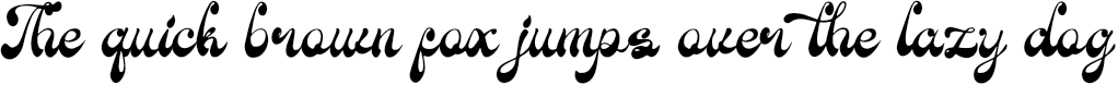 Example 2 of  Font