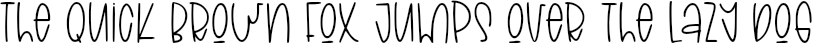 Example 1 of  Font