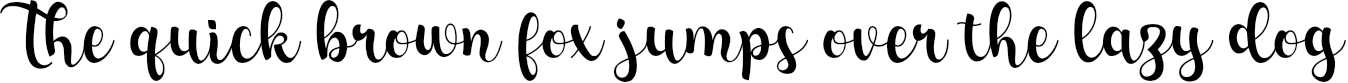 Example 1 of  Font