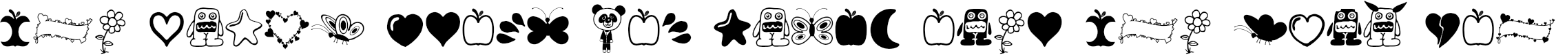 Example 47 of  Font