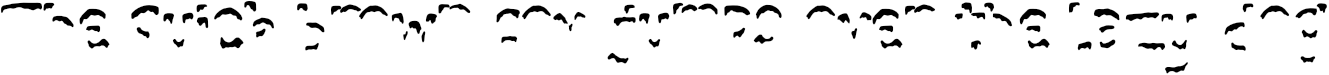 Example 1 of  Font