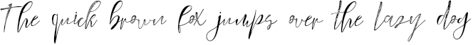 Example 5 of  Font