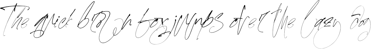 Example 1 of  Font