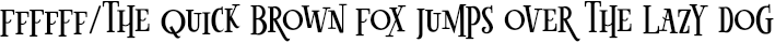 SoulStory preview for Soul Story - All Caps Bouncy Serif Font