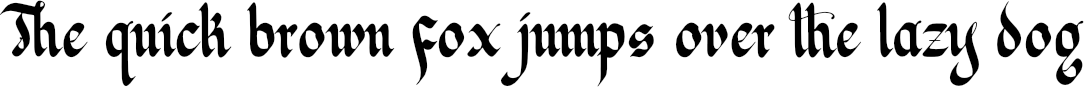 Example 1 of  Font
