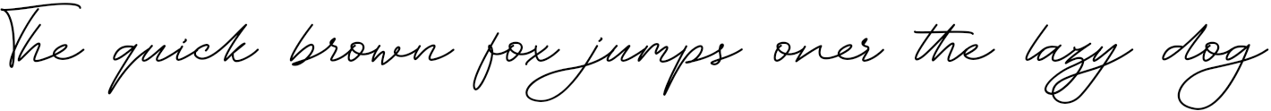 Example 3 of  Font