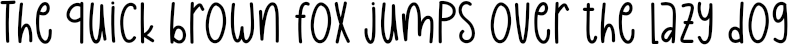 Example 3 of  Font