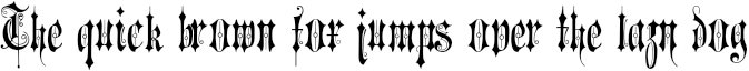 Example 1 of  Font