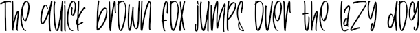 Example 1 of  Font