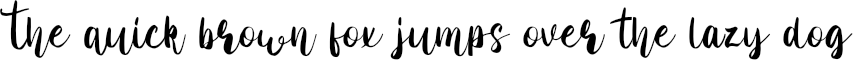 Example 1 of  Font