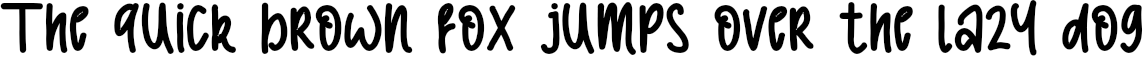 Example 3 of  Font