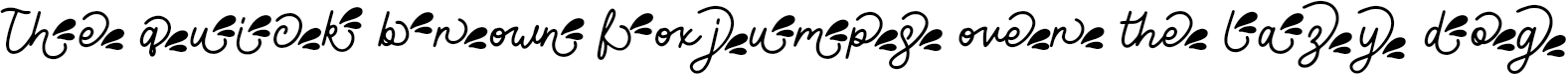 Example 3 of  Font