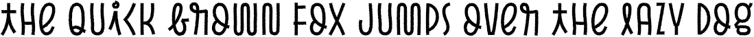 Example 6 of  Font