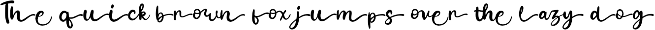 Example 3 of  Font