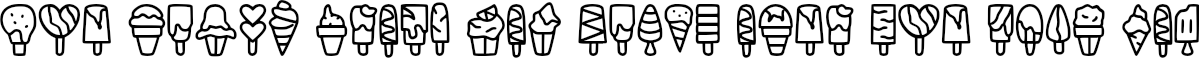 Example 1 of  Font