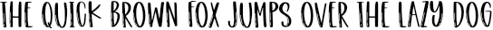 Example 1 of  Font