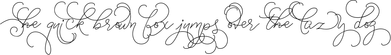 Example 4 of  Font