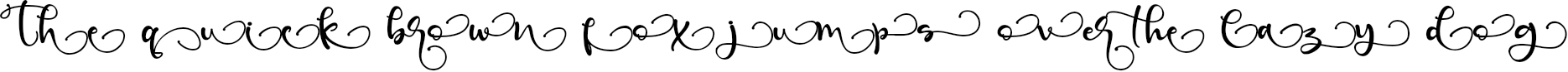 Example 3 of  Font