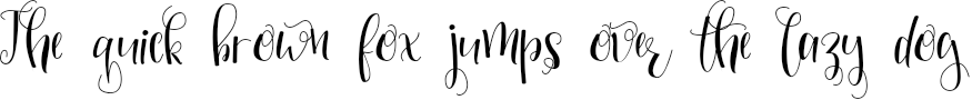 Example 4 of  Font