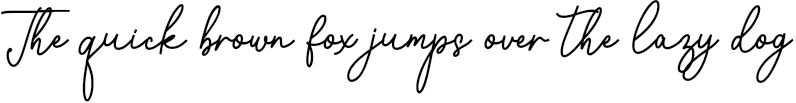 Example 1 of  Font